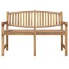 vidaXL Garden Bench 149.5x60x90 cm Solid Teak Wood