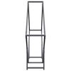 vidaXL Firewood Rack Anthracite 100x25x100 cm Cold-rolled steel