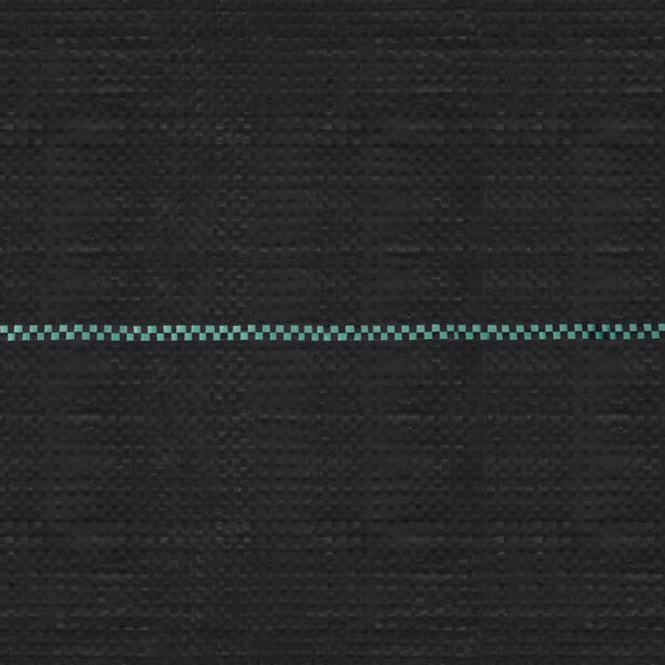 vidaXL Weed & Root Control Mat Black 2x100 m PP
