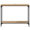 vidaXL Console Table Artisan oak 101 x 30.5 x 75 cm Engineered wood
