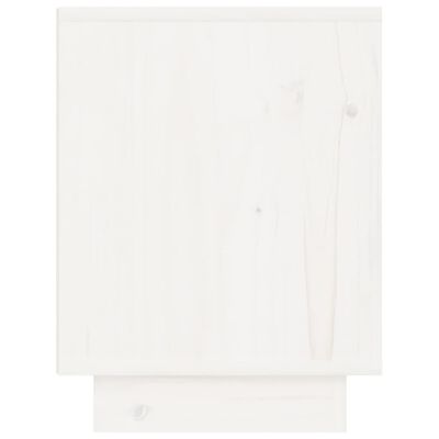vidaXL Bedside Cabinets 2 pcs White 40x30x40 cm Solid Wood Pine