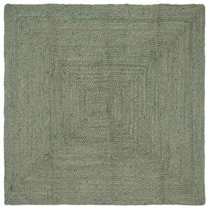 vidaXL Area Rugs Rectangular Olive Green 120 x 120 cm Jute