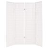 vidaXL Folding 4-Panel Room Divider Japanese Style 160x170 cm White