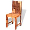 vidaXL Dining Chairs 2 pcs Solid Acacia Wood