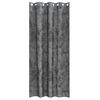 vidaXL Velvet Curtains with Curtains 2 pcs Grey 260 x 140 cm Velvet