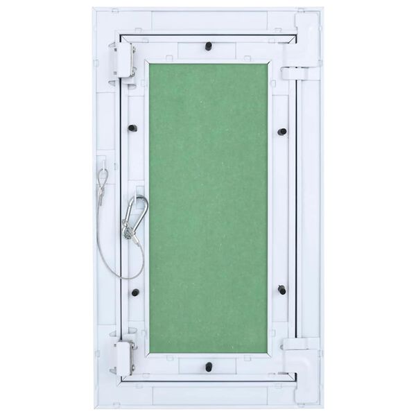 vidaXL Access Panel Green and Silver 30 x 55 cm