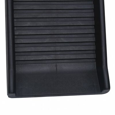 vidaXL Folding Dog Ramp Black 155.5x40x15.5 cm