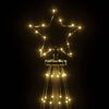 vidaXL Christmas Cone Tree Warm White 310 LEDs 100x300 cm