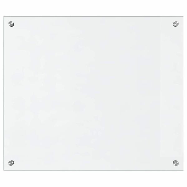 vidaXL Kitchen Backsplash Transparent 70 x 60 cm Tempered Glass