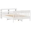 vidaXL Bed Frame without Mattress White 120x190 cm Small Double Solid Wood Pine