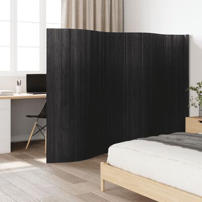 vidaXL Room Divider Grey 165x400 cm Bamboo