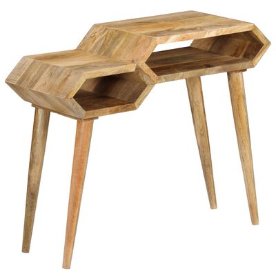 vidaXL Console Table Solid Mango Wood 90x35x76 cm