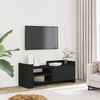 vidaXL TV Cabinet Black 100x35x40 cm Engineered Wood