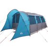 vidaXL Family Tent with Roof Blue and Grey 576 x 325 x 213 cm