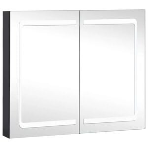 vidaXL LED Bathroom Mirror Cabinet 80x12.2x68 cm