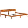vidaXL Bed Frame without Mattress Solid Wood 200x200cm