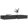 vidaXL TV Cabinet with LED Lights Grey 120x35x15.5 cm