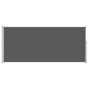 vidaXL Retractable Side Awning Anthracite 600 x 220 cm Polyester