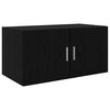 vidaXL Wall Cabinet Black oak 80 x 42.5 x 40 cm Engineered wood