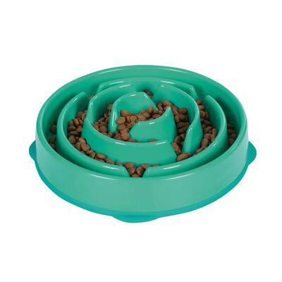 Outward Hound Slow Feeder for Dogs Slo Bowl Drop Teal 1578