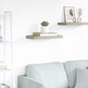 vidaXL Floating Wall Shelf Oak 50x23x3.8 cm MDF