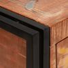 vidaXL Sideboard with Doors Brown Solid Reclaimed Wood and Metal
