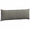 vidaXL Sofa Pillows 2 pcs Light Grey 120 x 40 cm Corduroy Fabric