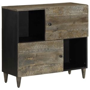 vidaXL Sideboard 80x33x75 cm Solid Wood Mango