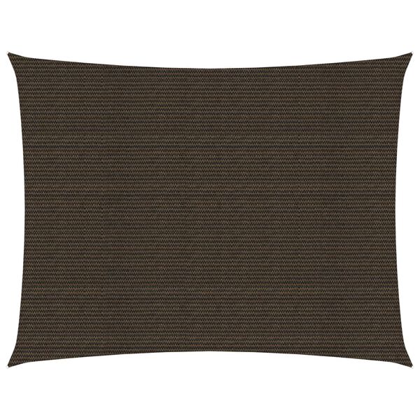 vidaXL Sunshade Sail 160 g/m² Brown 3x4 m HDPE