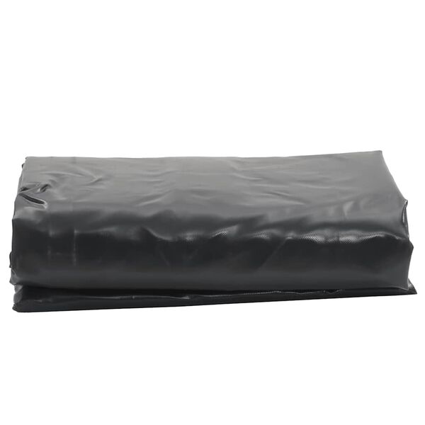 vidaXL Tarpaulin Black 1x2.5 m 650 g/m&sup2;