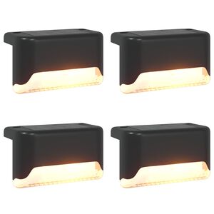 vidaXL Outdoor Solar Lights with Ground Spike 4 pcs Warm White 4.5 cm