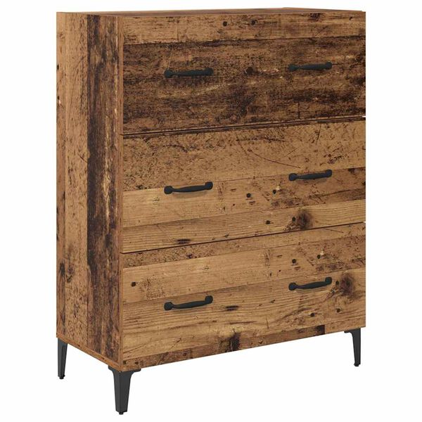 vidaXL Sideboard Old wood 69.5 x 34 x 90 cm Engineered wood