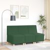vidaXL Modular Sofa Unit Armless Jungle Green 55 x 74 x 82 cm