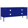 vidaXL TV Cabinet Navy Blue 105x35x50 cm Steel