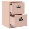 vidaXL File Cabinet Geometric Pink 44 x 50 x 74.5 cm Cold-Rolled Steel