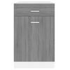 vidaXL Drawer Bottom Cabinet Lyon Grey Sonoma 50x46x81.5 cm Engineered Wood
