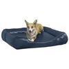 vidaXL Dog Bed Dark Blue 80x68x23 cm Faux Leather