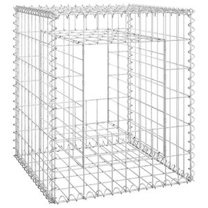 vidaXL Gabion Basket Post 50x50x60 cm Iron