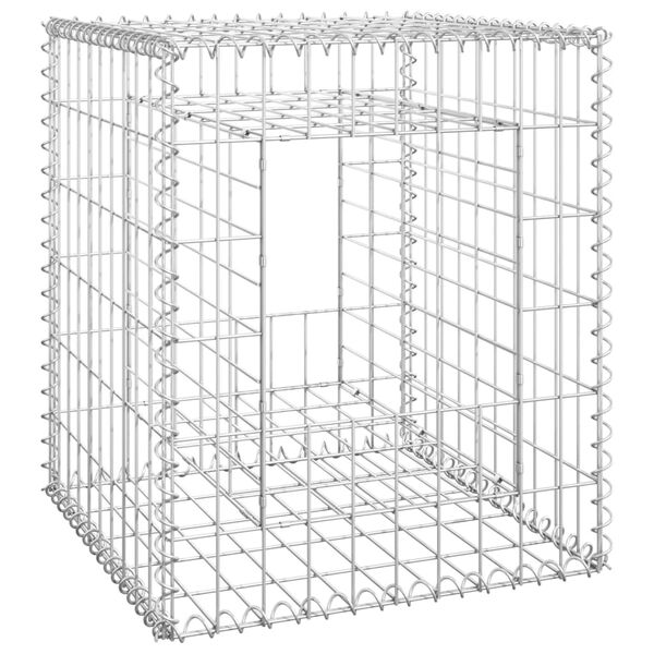 vidaXL Gabion Basket Post 50x50x60 cm Iron