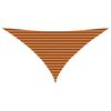 vidaXL Sun Shade Sail Orange and Brown 3.5 x 3.5 x 4.9 m