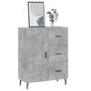vidaXL Sideboard Concrete Grey 69.5x34x90 cm Engineered Wood