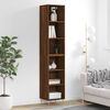 vidaXL Highboard Brown Oak 34.5x32.5x180 cm Engineered Wood