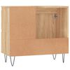vidaXL Bathroom Cabinet Sonoma Oak 65x33x60 cm Engineered Wood