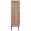 vidaXL Highboard 60x30x100 cm Solid Teak Wood