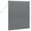 vidaXL Venetian Blinds Manual Dark Grey 130 x 120 cm Aluminium