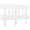 vidaXL Bed Headboard | White | Solid pine wood | 203.5 x 3 x 81 cm