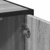 vidaXL Bathroom Sink Cabinet Grey Sonoma 65x33x60 cm Engineered Wood
