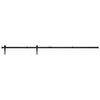 vidaXL Mini Sliding Cabinet Door Kit Carbon Steel 200 cm