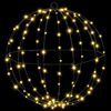 vidaXL Ball with 192 LEDs 2 pcs Warm white 40 x 40 x 43.5 cm Metal