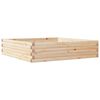 vidaXL Garden Planter 100x100x23 cm Solid Wood Pine